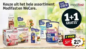 Kruidvat Keuze uit het hele assortiment Modifast en WeCare. aanbieding