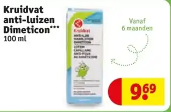Kruidvat Kruidvat anti-luizen Dimeticon aanbieding