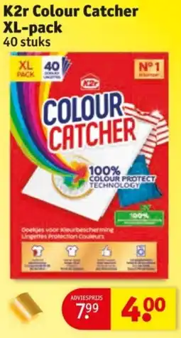 Kruidvat K2r Colour Catcher XL-pack aanbieding