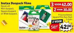 Kruidvat Instax Duopack films aanbieding