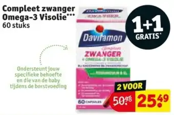 Kruidvat Compleet zwanger Omega-3 Visolie aanbieding