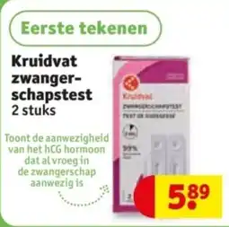 Kruidvat Kruidvat zwangerschapstest aanbieding
