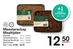 Sligro Meesterschap Maaltijden aanbieding