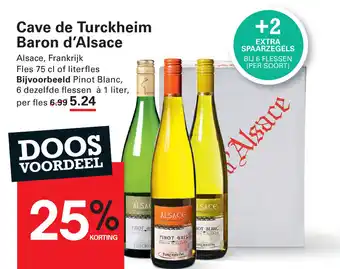 Sligro Cave de Turckheim Baron d'Alsace aanbieding