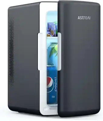 Amazon AstroAI Mini-koelkast, 6 l, draagbaar, met koelchip, 2,58 kg, 220-240 V aanbieding