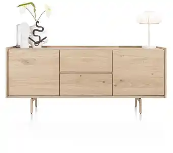 Xooon Valgard, dressoir 190 cm - 2-deuren + 2-laden aanbieding