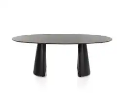 Xooon Arabax, eetkamertafel - ellips - 210 x 120 cm - Onyx aanbieding