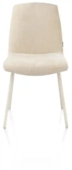 Xooon Filipo, eetkamerstoel - frame is tone in tone - stof Cadiz - Creme aanbieding