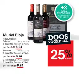 Sligro Muriel Rioja aanbieding