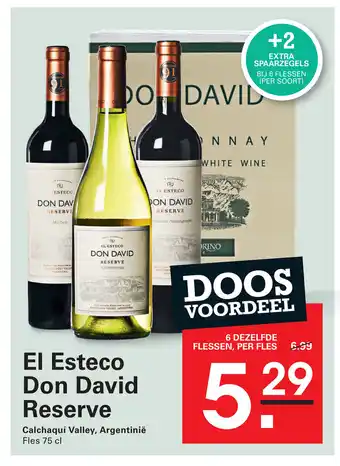 Sligro El Esteco Don David Reserve aanbieding