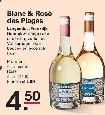 Sligro Blanc & Rosé des Plages aanbieding