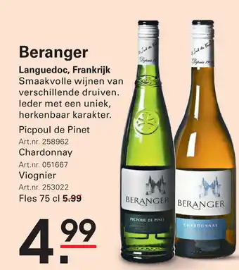 Sligro Beranger aanbieding