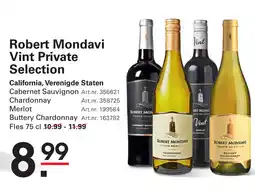 Sligro Robert Mondavi Vint Private Selection aanbieding
