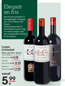 Sligro Lopez Cristobal aanbieding