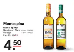 Sligro Montespina aanbieding
