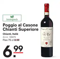 Sligro Poggio al Casone Chianti Superiore aanbieding