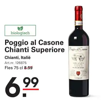 Sligro Poggio al Casone Chianti Superiore aanbieding