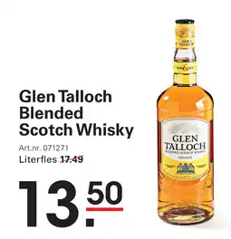 Sligro Glen Talloch Blended Scotch Whisky aanbieding