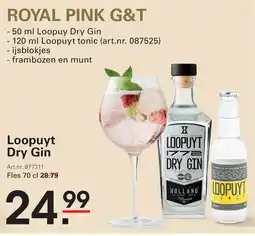 Sligro Loopuyt Dry Gin aanbieding