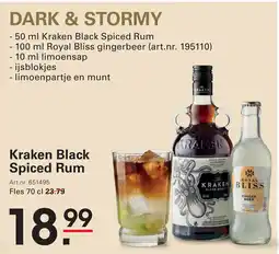 Sligro Kraken Black Spiced Rum aanbieding