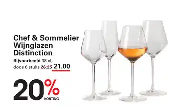 Sligro Chef & Sommelier Wijnglazen Distinction aanbieding