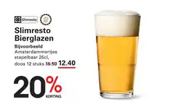 Sligro Slimresto Bierglazen aanbieding