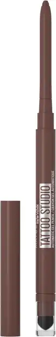 Amazon Maybelline New York - Tattoo Liner Automatic Gel Pencil Brown - Bruin - Waterproof Eyeliner aanbieding