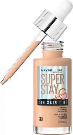 Amazon Maybelline New York Superstay 24H Skin Tint Bright Skin-Like Coverage - foundation - 30 aanbieding