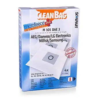 Amazon CleanBag M 101 DAE 3 stofzak, wit/weelderige tuin aanbieding