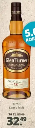 Mitra Glen Turner 12 Yrs Single Malt aanbieding