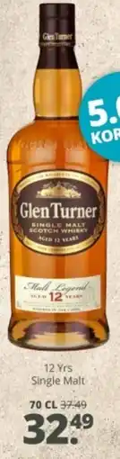 Mitra Glen Turner 12 Yrs Single Malt aanbieding