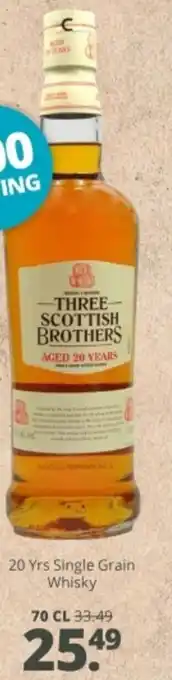 Mitra Three scottish brothers aanbieding