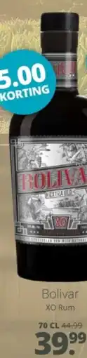 Mitra Bolivar XO-Rum aanbieding