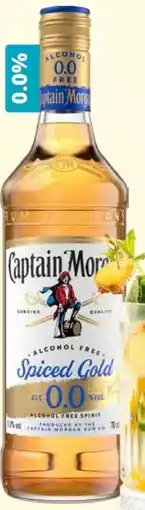 Mitra Captain Morgan Spiced Gold 0.0 aanbieding