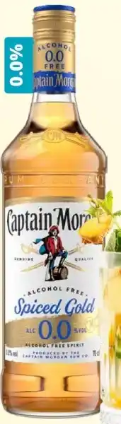 Mitra Captain Morgan Spiced Gold 0.0 aanbieding