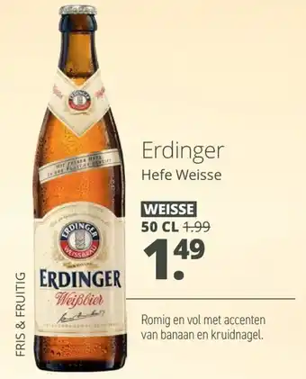 Mitra Erdinger Hefe Weisse aanbieding