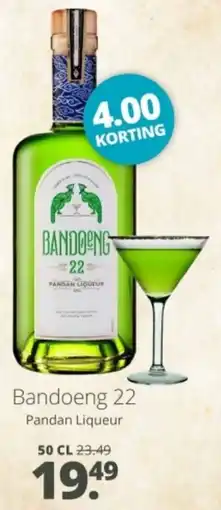 Mitra Bandoeng 22 Pandan Liqueur aanbieding