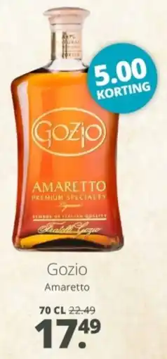 Mitra Gozio Amaretto aanbieding
