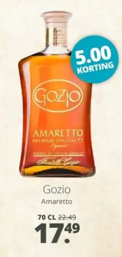 Mitra Gozio Amaretto aanbieding