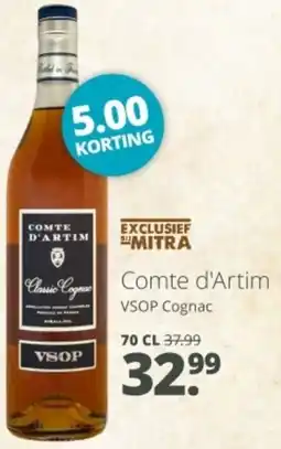 Mitra Comte d'Artim VSOP Cognac aanbieding