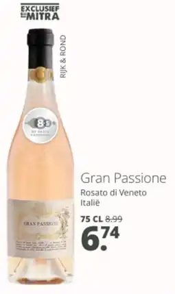 Mitra Gran Passione aanbieding