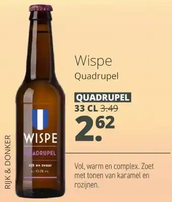 Mitra Wispe Quadrupel aanbieding