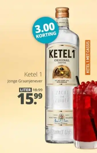 Mitra Ketel 1 Jonge Graanjenever aanbieding