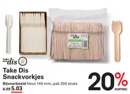 Sligro Take Dis Snackvorkjes aanbieding