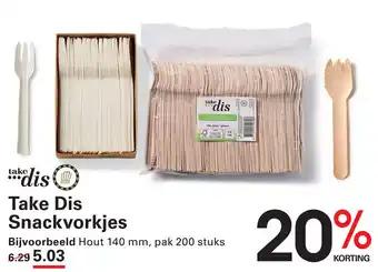 Sligro Take Dis Snackvorkjes aanbieding