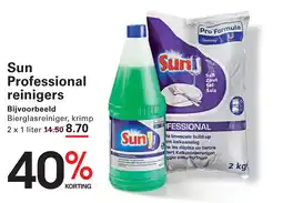 Sligro Sun Professional reinigers aanbieding