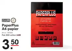 Sligro PaperPlus A4-papier aanbieding