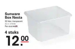 Sligro Sunware Box Nesta aanbieding