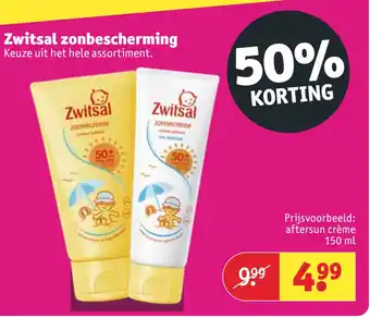 Kruidvat Zwitsal zonbescherming 150 ml aanbieding