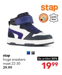 Scapino Stap hoge sneakers aanbieding